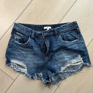 High Waist Jean shorts
